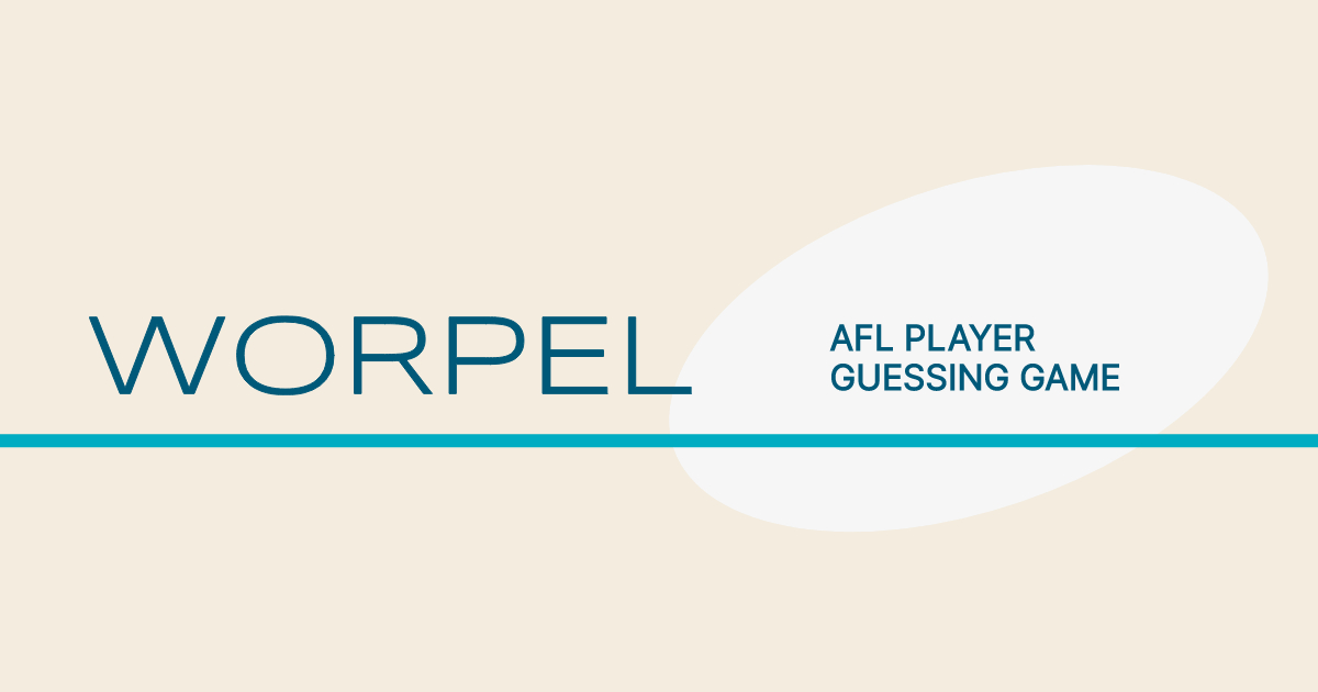 worpel-afl-player-daily-guessing-game